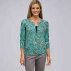 3/4 Sleeve Crew Neck Cardigan, , small