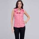 Ruffle Sleeveless Blouse., , small