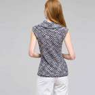 Sleeveless Cowl Neck Top, , small