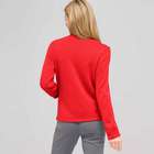 Rib Trim Cardigan, Firecracker, small