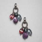 Light Hematite Dangle Earrings, , small