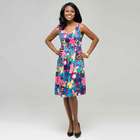 Floral V-Neck Dress, , small